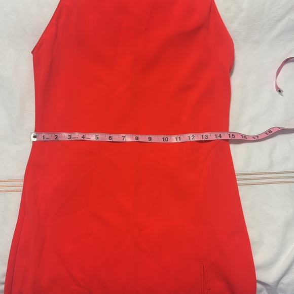 Amanda Uprichard Stanford Dress. Crimson/Bright Red. - Picture 7 of 12